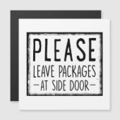 Thuispakket, Laat pakketten achter aan de zijdeur  (Voorkant / Achterkant)