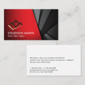 Thuispictogram | Abstracte achtergrond Visitekaartje (Voorkant / Achterkant)