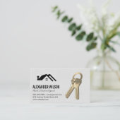 Thuispictogram | Sleutels Visitekaartje (Staand voorkant)