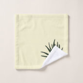 Thuispotentiële Planten Doodle Art Bad Handdoek (Wasdoekje)