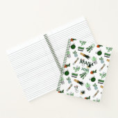 Thuispotentiële Planten Doodle Art Notitieboek (Binnen)