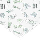 Thuispotten Succulent Cactus Planten Doodle Art Korte Tafelloper (Hoek)