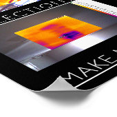 Thuisprestatietour van infraroodthermische Afbeeld Poster (Hoek)