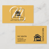 Thuisrenovatie Bouw Visitekaartje (Voorkant / Achterkant)