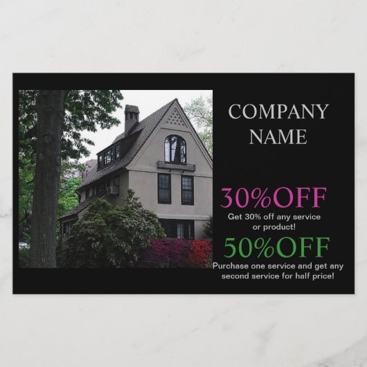 Thuisrenovatie dakbedekking - Onroerend goed Flyer (Voorkant)