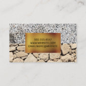 thuisreparatie | stenen muur | leistenen marmer visitekaartje (Achterkant)