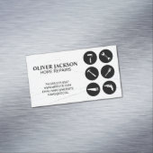 thuisreparatie | Tools | klusjesman Magnetisch Visitekaartje (Voorbeeld)