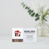 thuisreparatie | Vastgoedbeheer Visitekaartje (Staand voorkant)