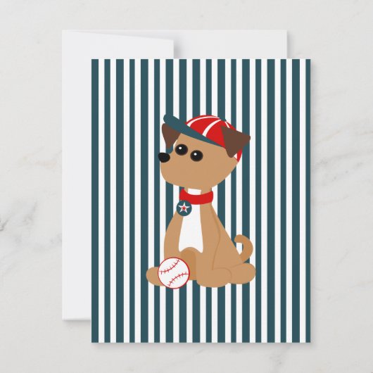 Thuisrun Doggie. Kaart (Achterkant)