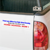 Thuisschool Bumpersticker (Op Truck)