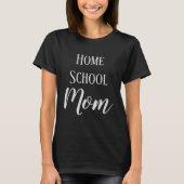 Thuisschool — Calligrafie Black T-shirt (Voorkant)