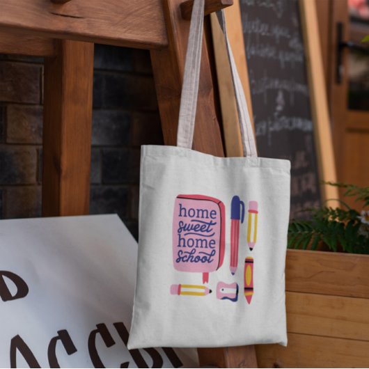 Thuisschool-Canvas tas