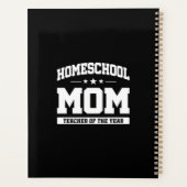 Thuisschool Leraar van het Jaar Thuisschool Moeder Planner (Achterkant)