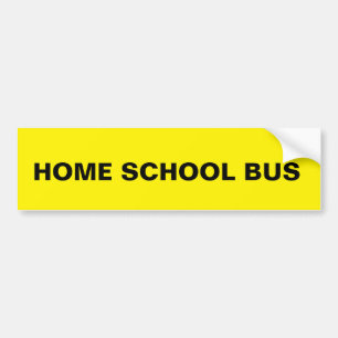 Thuisschoolbus Bumpersticker