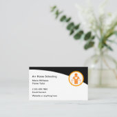 Thuisschoolleraar Visitekaartje (Staand voorkant)