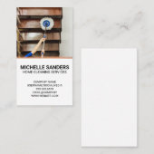 Thuisschoonmaakdiensten | meidentraps visitekaartje (Voorkant / Achterkant)