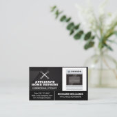 Thuisservices voor reparatie van apparaten | fornu visitekaartje (Staand voorkant)