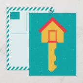 thuissleutel briefkaart (Voorkant / Achterkant)