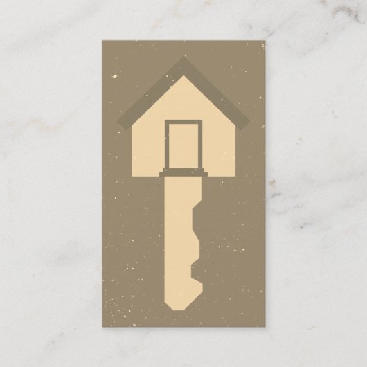 thuissleutel visitekaartje (Voorkant)