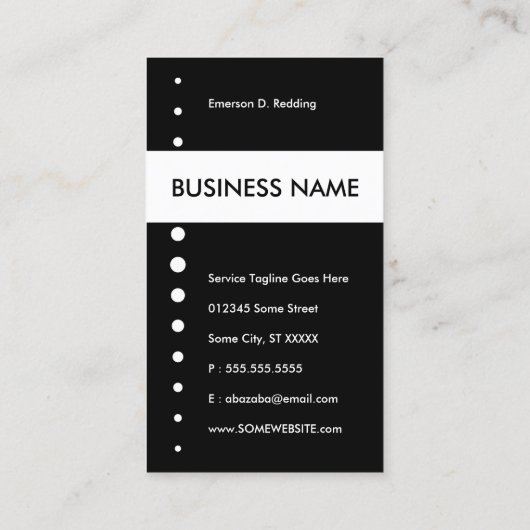 thuissleutel visitekaartje (Achterkant)