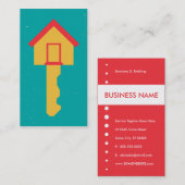 thuissleutel visitekaartje (Voorkant / Achterkant)