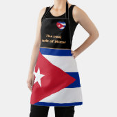 Thuissmaak, Cubaanse vlag, Cuba/Koking Apron Schort (Insitu)