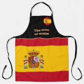 Thuissmaak, Spaanse vlag, Spanje/España Koken Schort (Voorkant)