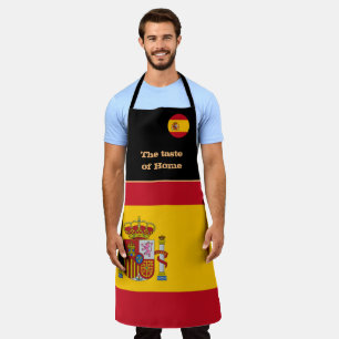 Thuissmaak, Spaanse vlag, Spanje/España Koken Schort