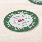 Thuissportbalkpapier Ronde Kartonnen Onderzetter (Gebogen)