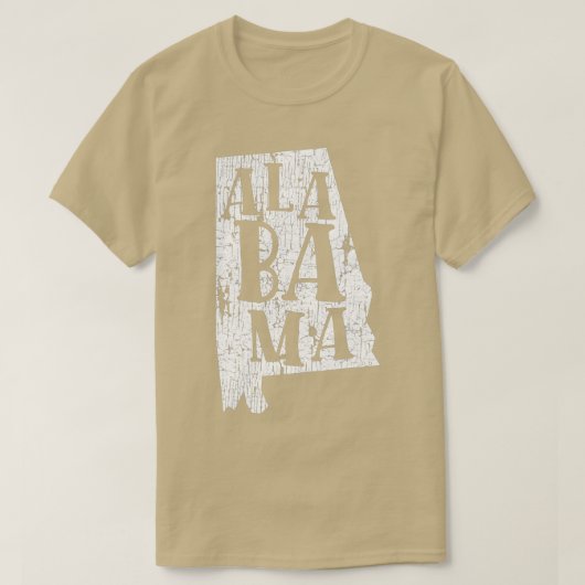 Thuisstaat Alabama Vlag Sweet Gifts  T-shirt (Design voorkant)