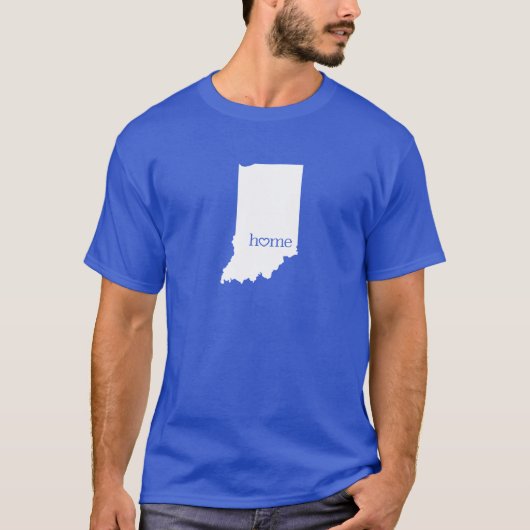 Thuisstaat Indiana in T-Shirt (Voorkant)