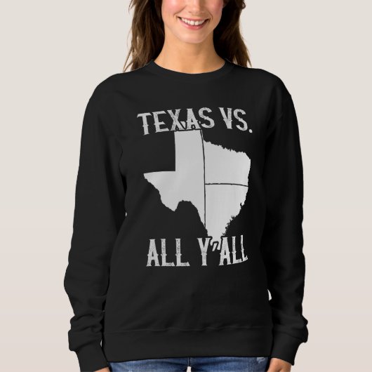 Thuisstaat Texas Pride Texas Vs All Y Trui (Voorkant)