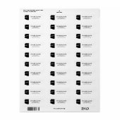 Thuisstaatoverzicht Harart Arizona Adres Etiket (Full Sheet)