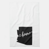 Thuisstaatoverzicht Heart Arizona Kitchen Towel Theedoek (Verticaal)