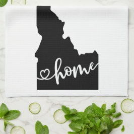 Thuisstaatoverzicht Heart Idaho Theedoek