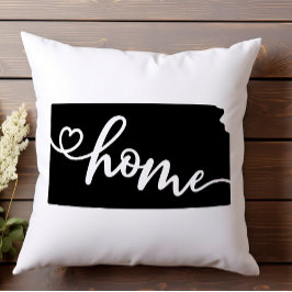 Thuisstaatoverzicht Heart Kansas Kussen