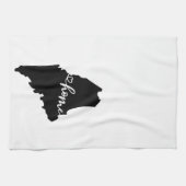 Thuisstaatoverzicht Heart Maine Kitchen Towel Theedoek (Horizontaal)