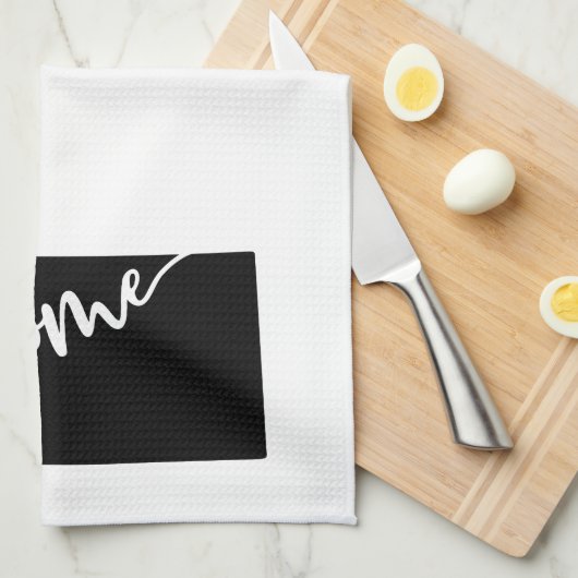 Thuisstaatoverzicht Heart Montana Theedoek (Quarter Fold)