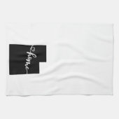 Thuisstaatoverzicht - Heart Utah Theedoek (Horizontaal)