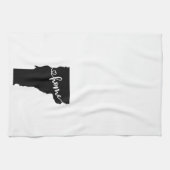 Thuisstaatoverzicht Heart Vermont Theedoek (Horizontaal)