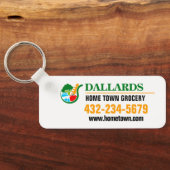 Thuisstad Grocery Sleutelhanger (Achterkant)