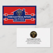 Thuisstroomkabel Visitekaartje (Voorkant / Achterkant)