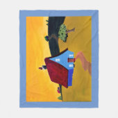 THUISSWEET HOME Fleece Blanket Deken (Voorkant)