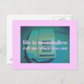 thuistelefoon briefkaart (Voorkant / Achterkant)