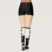 Thuistheater koningin harten leggings (Achterkant)