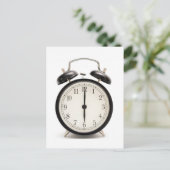 Thuistijd!  klok in Cute Briefkaart (Staand voorkant)