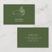 Thuistuinplant visitekaartje (Voorkant / Achterkant)