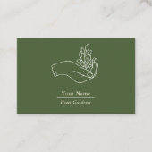 Thuistuinplant visitekaartje (Voorkant)