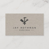 Thuisverbetering handyman / Carpenter Tools Visitekaartje (Voorkant)