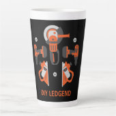 Thuisverbetering Latte Mok (Voorkant)